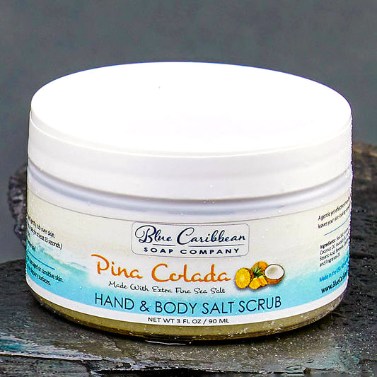 Blue Caribbean Scrub, 8 oz-Pina Colada